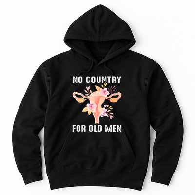 No Country For Old Men Floral Uterus Hoodie