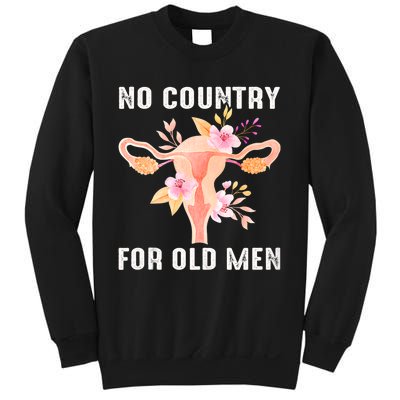 No Country For Old Men Floral Uterus Sweatshirt