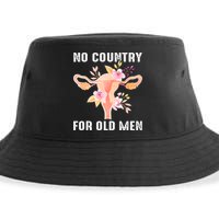 No Country For Old Men Floral Uterus Sustainable Bucket Hat