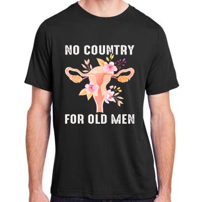 No Country For Old Men Floral Uterus Adult ChromaSoft Performance T-Shirt