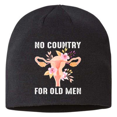 No Country For Old Men Floral Uterus Sustainable Beanie