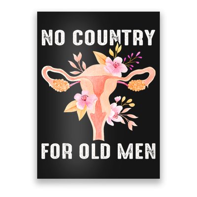No Country For Old Men Floral Uterus Poster