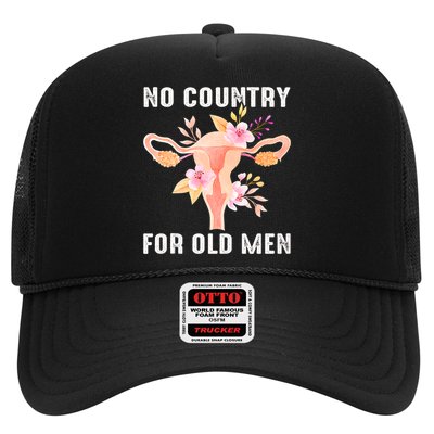 No Country For Old Men Floral Uterus Trucker Hat