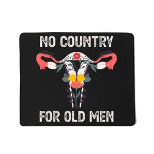 No Country For Old Men Funny Floral Vagina Uterus Mousepad