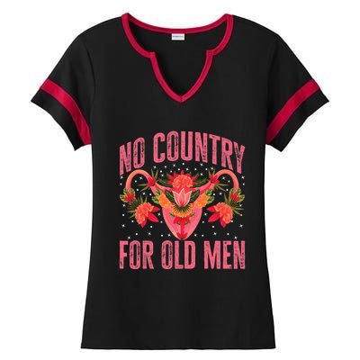 No Country For Old Men Hysterectomy Recovery Uterus Ladies Halftime Notch Neck Tee