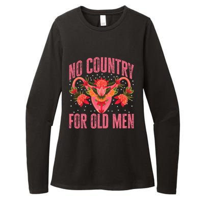 No Country For Old Men Hysterectomy Recovery Uterus Womens CVC Long Sleeve Shirt