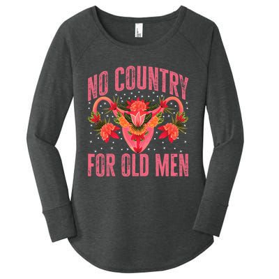 No Country For Old Men Hysterectomy Recovery Uterus Women's Perfect Tri Tunic Long Sleeve Shirt