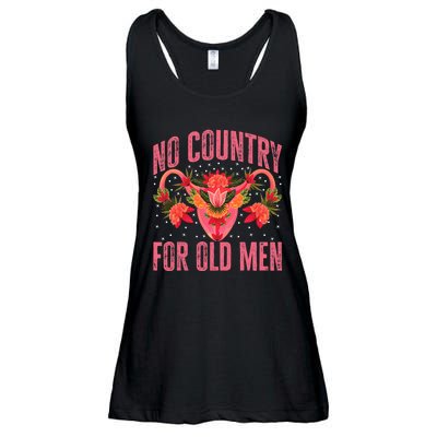 No Country For Old Men Hysterectomy Recovery Uterus Ladies Essential Flowy Tank