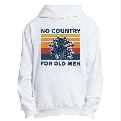 No Country For Old Men Uterus Feminist Women Rights Vintage Urban Pullover Hoodie