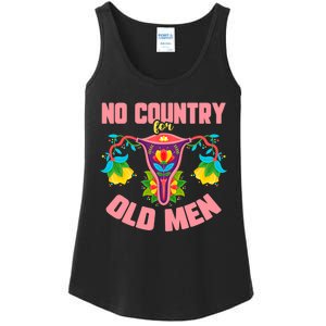 No Country For Old Men My Uterus Womens Rights Feminist Ladies Essential Tank