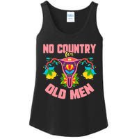 No Country For Old Men My Uterus Womens Rights Feminist Ladies Essential Tank