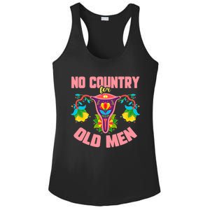 No Country For Old Men My Uterus Womens Rights Feminist Ladies PosiCharge Competitor Racerback Tank