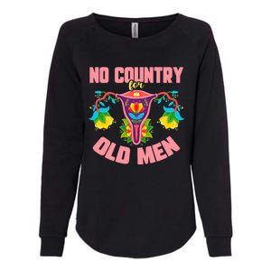 No Country For Old Men My Uterus Womens Rights Feminist Womens California Wash Sweatshirt