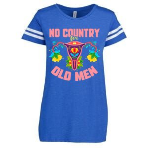 No Country For Old Men My Uterus Womens Rights Feminist Enza Ladies Jersey Football T-Shirt