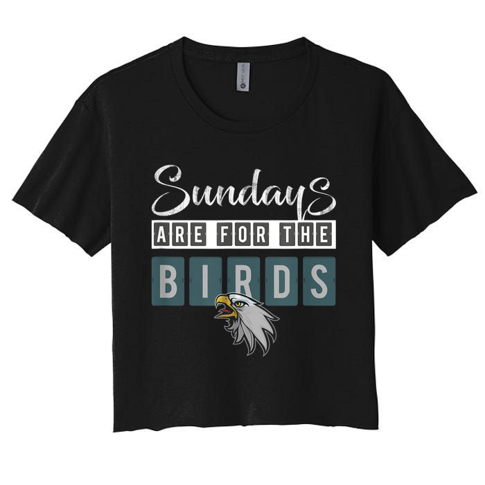 New Classic Fly Eagles Fly Birds Lovers Women's Crop Top Tee