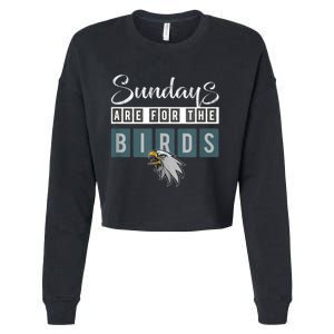 New Classic Fly Eagles Fly Birds Lovers Cropped Pullover Crew