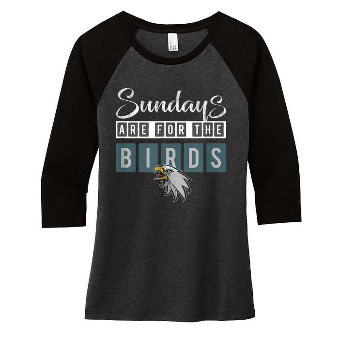 New Classic Fly Eagles Fly Birds Lovers Women's Tri-Blend 3/4-Sleeve Raglan Shirt