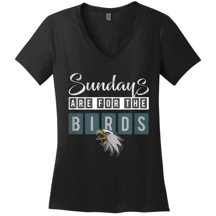 New Classic Fly Eagles Fly Birds Lovers Women's V-Neck T-Shirt