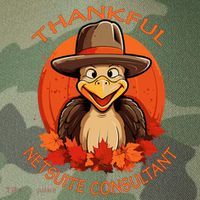 Netsuite Consultant Funny Thanksgiving Turkey & Fall Legacy Tie Dye Trucker Hat