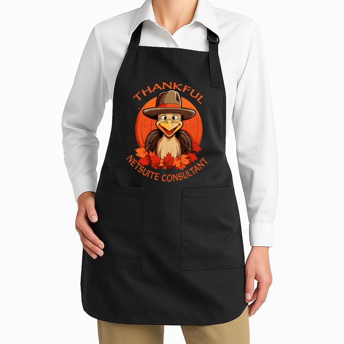 Netsuite Consultant Funny Thanksgiving Turkey & Fall Apron