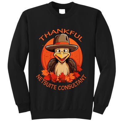 Netsuite Consultant Funny Thanksgiving Turkey & Fall Sweatshirt