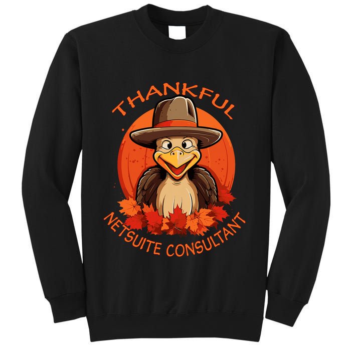 Netsuite Consultant Funny Thanksgiving Turkey & Fall Sweatshirt