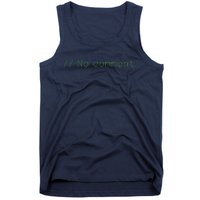 No Comment Funny Programmer Tank Top