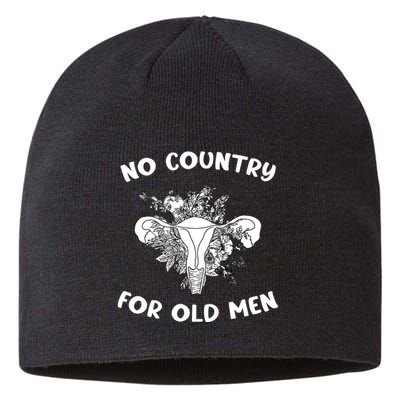 No Country For Old Men Uterus Feminist Women Rights Sustainable Beanie