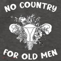 No Country For Old Men Uterus Feminist Women Rights Vector Backpack