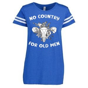 No Country For Old Men Uterus Feminist Women Rights Enza Ladies Jersey Football T-Shirt