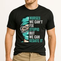 Nurse Can’T Fix Stupid But We Can Sedate It Funny Nurse Quote Cooling Performance Crew T-Shirt
