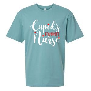 Nurse Cupids Favorite Nurse Valentines Day Funny Gift Sueded Cloud Jersey T-Shirt