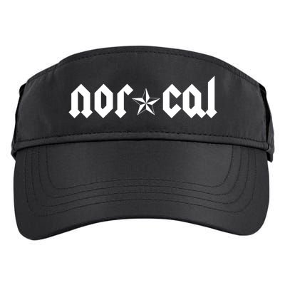 Northern California Funny Gift Hella Norcal Funny Gift Nor Cal Gift Adult Drive Performance Visor