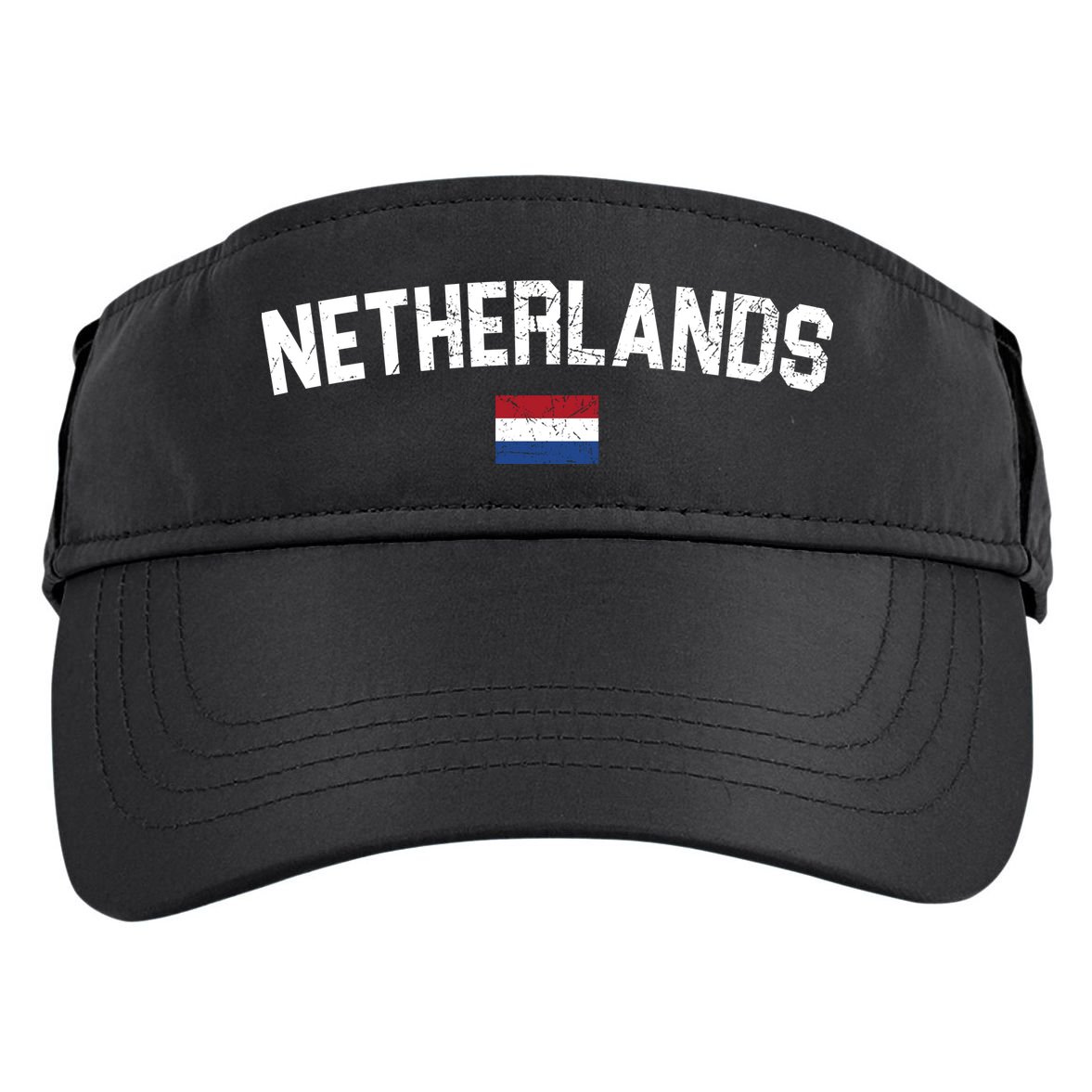 Netherlands Country Flag Logo Adult Drive Performance Visor