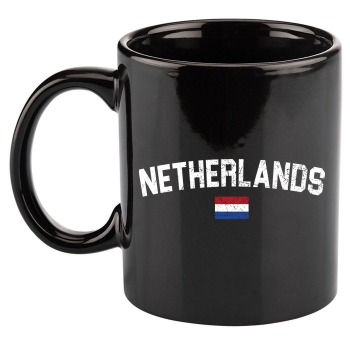 Netherlands Country Flag Logo 11oz C Handle Ceramic Mug