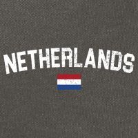Netherlands Country Flag Logo Cotton Canvas Backpack