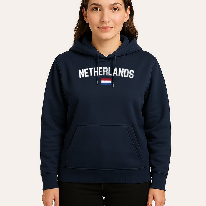 Netherlands Country Flag Logo Hoodie