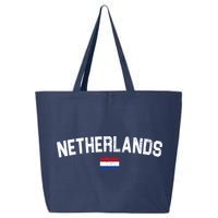 Netherlands Country Flag Logo 25L Jumbo Tote