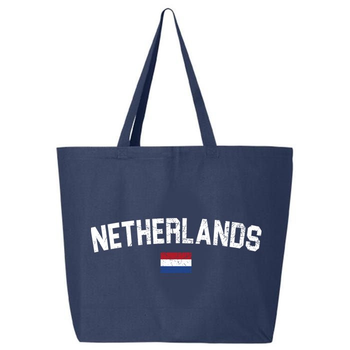 Netherlands Country Flag Logo 25L Jumbo Tote