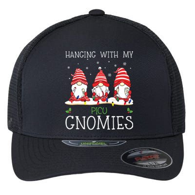 Nurse Christmas Gnome Cool Picu Nurse Christmas Lights Flexfit Unipanel Trucker Cap