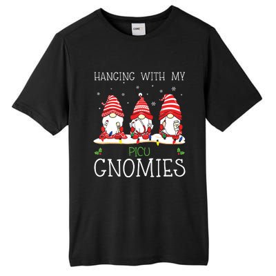 Nurse Christmas Gnome Cool Picu Nurse Christmas Lights Tall Fusion ChromaSoft Performance T-Shirt