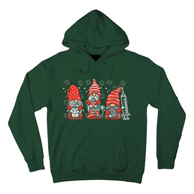 Nurse Christmas Gnomes Cute Xmas Nurses Hoodie