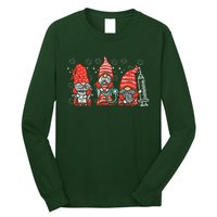 Nurse Christmas Gnomes Cute Xmas Nurses Long Sleeve Shirt