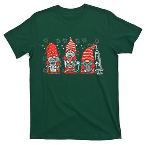 Nurse Christmas Gnomes Cute Xmas Nurses T-Shirt