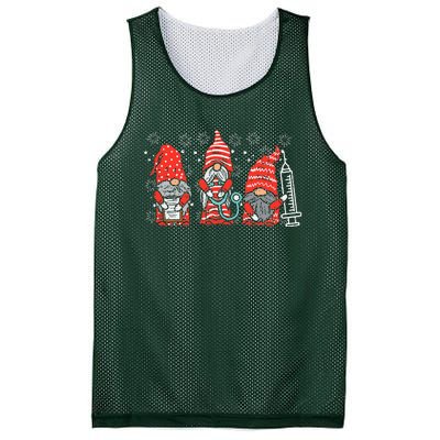 Nurse Christmas Gnomes Cute Xmas Nurses Mesh Reversible Basketball Jersey Tank