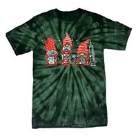 Nurse Christmas Gnomes Cute Xmas Nurses Tie-Dye T-Shirt