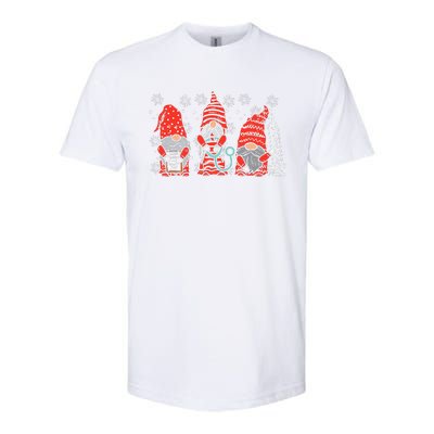 Nurse Christmas Gnomes Cute Xmas Nurses Softstyle CVC T-Shirt