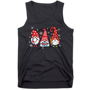 Nurse Christmas Gnomes Xmas Scrub Top Er Rn Nursing Gnomies Tank Top