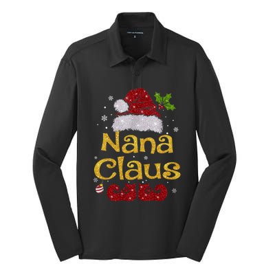 Nana Claus Gift Christmas Pajama Family Matching Xmas Gift Silk Touch Performance Long Sleeve Polo