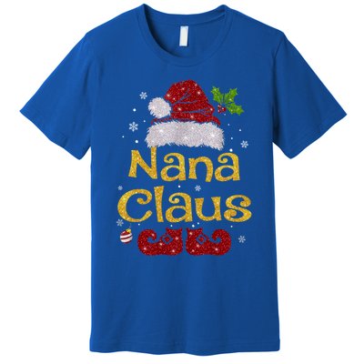 Nana Claus Gift Christmas Pajama Family Matching Xmas Gift Premium T-Shirt